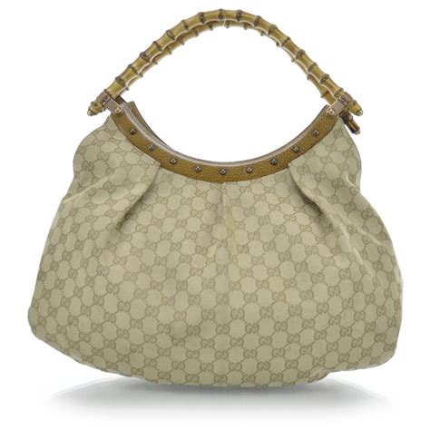 gucci monogram cross body bag|gucci monogram bamboo handle bag.